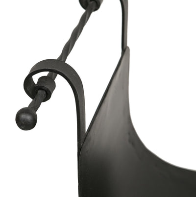 Biscottini PORTARIVISTE IN FERRO BATTUTO FINITURA NERA L45XPR44XH38 CM dimensioni Offerta