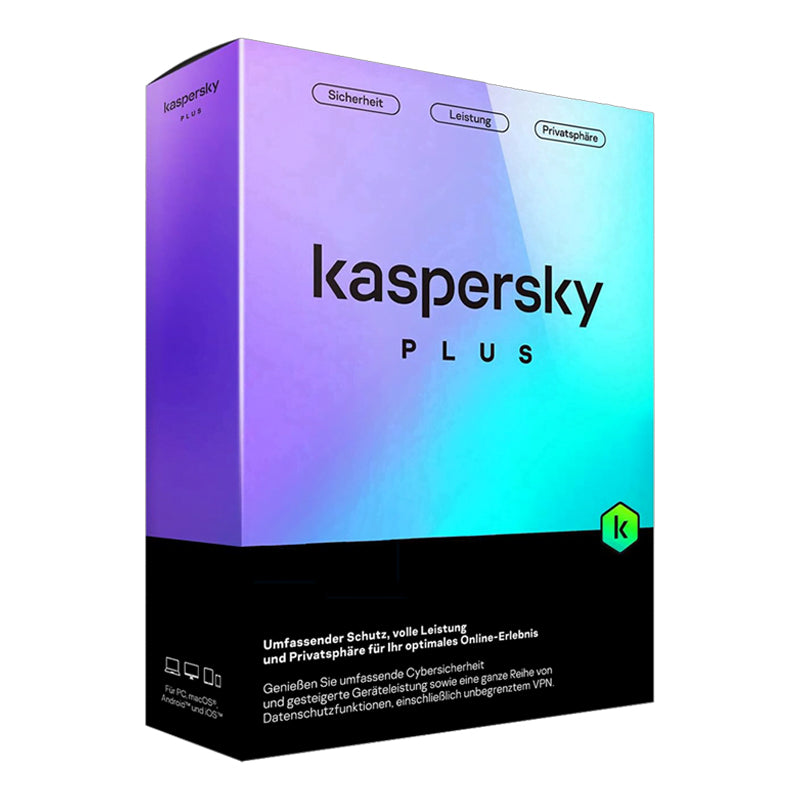 KASPERSKY PLUS - SOFTWARE SICUREZZA 1 DEVICE / 1Y - SUPERSLIMBOX ATT. (KL1042T5AFS-SSBATT)