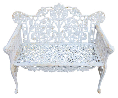 Biscottini PANCHINA IN GHISA L110XPR56XH86 CM Robusta stabile panca Offerta Speciale