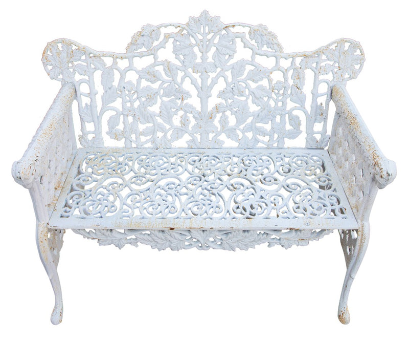 Biscottini PANCHINA IN GHISA L110XPR56XH86 CM Robusta stabile panca Offerta Speciale