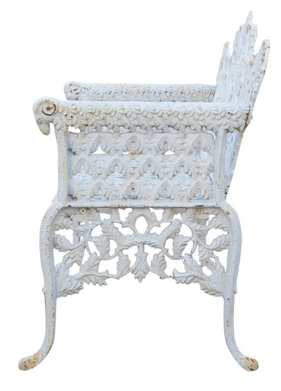 Biscottini PANCHINA IN GHISA L110XPR56XH86 CM Robusta stabile panca Offerta Speciale