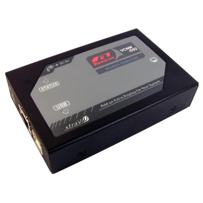 Cables Direct USB2-HDMILAN moltiplicatore AV Trasmettitore e ricevitore AV Nero (HDMI over LAN Extender)