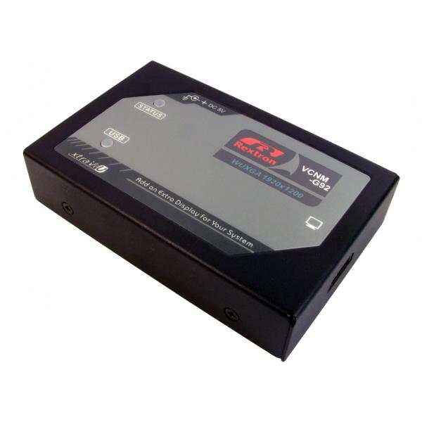 Cables Direct USB2-HDMILAN moltiplicatore AV Trasmettitore e ricevitore AV Nero (HDMI over LAN Extender)