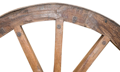 Biscottini RUOTA CARRO ANTICA L117XPR36XH117 CM RESTAURATA molto robusta perfettamente