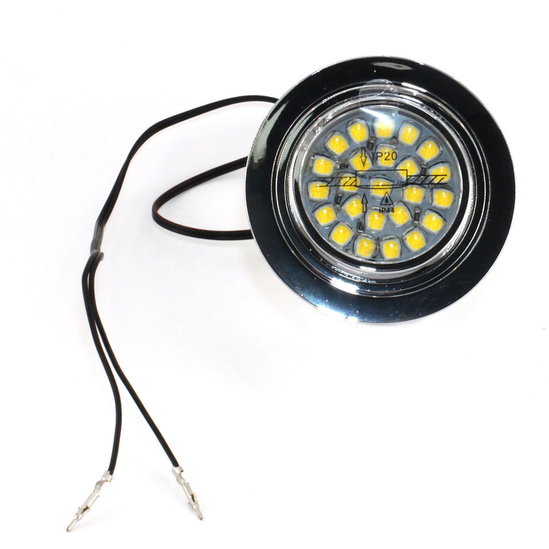 Faretto cromato a led 12V, 2W , 4000k