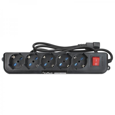 VULTECH MU-UPS01 - MULTIPRESA PER UPS 5 INGRESSI CON TASTO ON/OFF