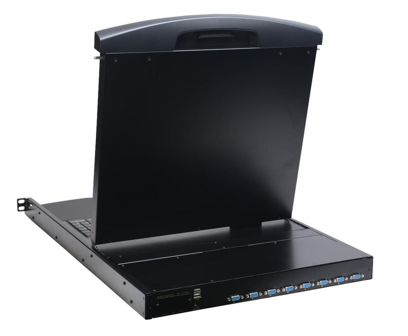 Console KVM Switch 8 Porte USB/PS2 con LCD 19&