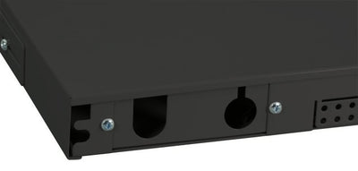 Cassetto Rack 19'' Fibra Ottica 24 porte LC Duplex/SC Simplex Nero