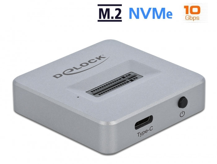 Docking Station per SSD M.2 NVMe PCIe SSD con USB Type-C Femmina