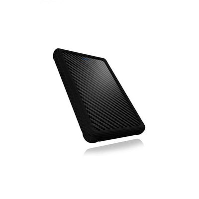 "ICY BOX Case Esterno per SSD/HDD 2-5"" a 1xUSB3.2 Gen1 Host- senza viti- protezione in silicone"
