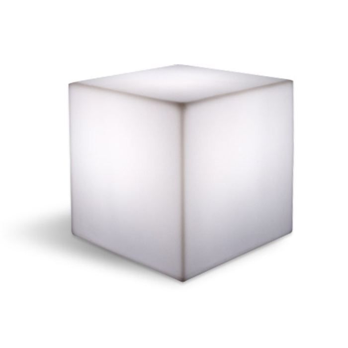 brillante cubo di 40 centimetri bianco