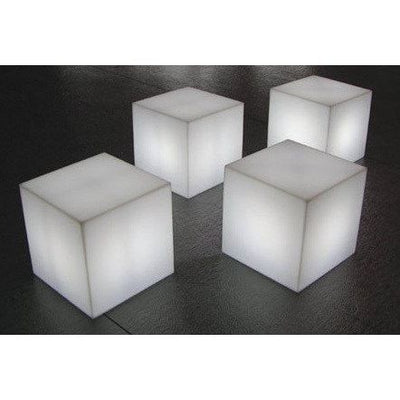 brillante cubo di 40 centimetri bianco