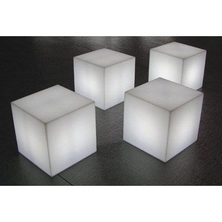 brillante cubo di 40 centimetri bianco