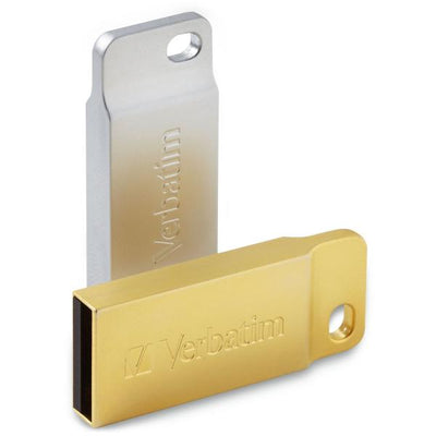 Memoria Pendrive Verbatim Metal Executive - 64 Gb - USB 2.0 - Win/Mac - Argento
