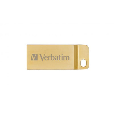 Memoria Pendrive Verbatim Metal Executive - 64 Gb - USB 3.0 (3.1 Gen 1) Retrocomp. 2.0 - Colore Metallic Gold