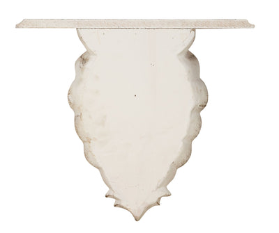 Biscottini MENSOLA A MURO IN LEGNO FINITURA BIANCO ANTICATO L39XPR24XH37 cm Made in Italy