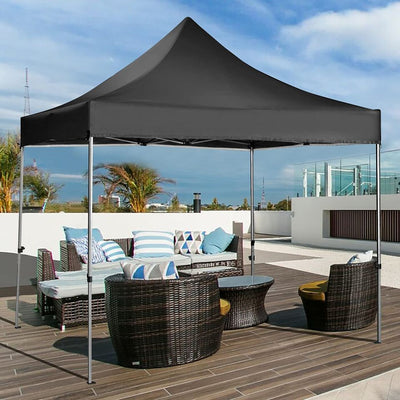 YUEBO Gazebo Professionale Gazebo 3x3 m Pieghevole Impermeabile con 4 Pareti Richiudibile Teles