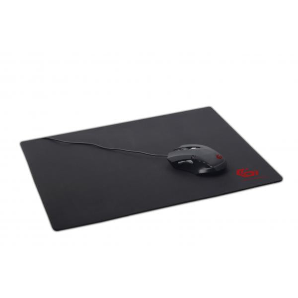 Tappetino per mouse - Superficie in tessuto a prova di usura - Fondo in gomma naturale antiscivolo - dimensione 200 x 250 mm (S) - Nero