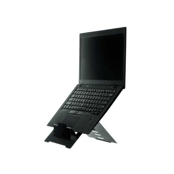 Riser supporto portatile nero, 135 - 220 mm, 30 - 57, Alluminio, Nero