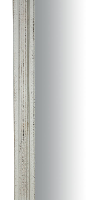 Biscottini SPECCHIERA DA PARETE LEGNO FINITURA BIANCO ANTICATO MADE IN ITALY L45XPR5XH82