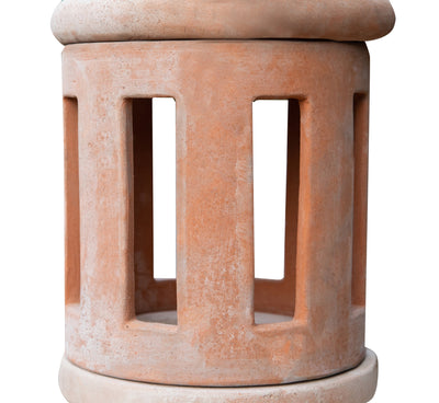 Biscottini Lanterna in terracotta toscana 100% Made in Italy interamente Lavorata a Mano L30XPR30XH68 CM