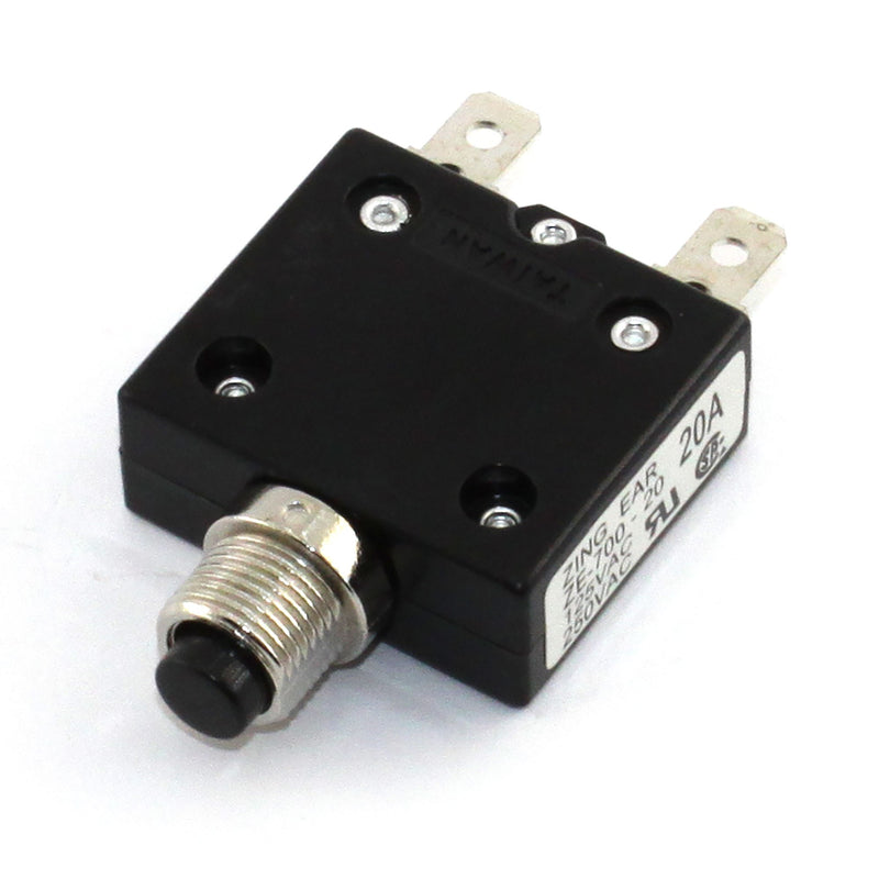 Disgiuntore termico 20 A testa M12 a pulsante
