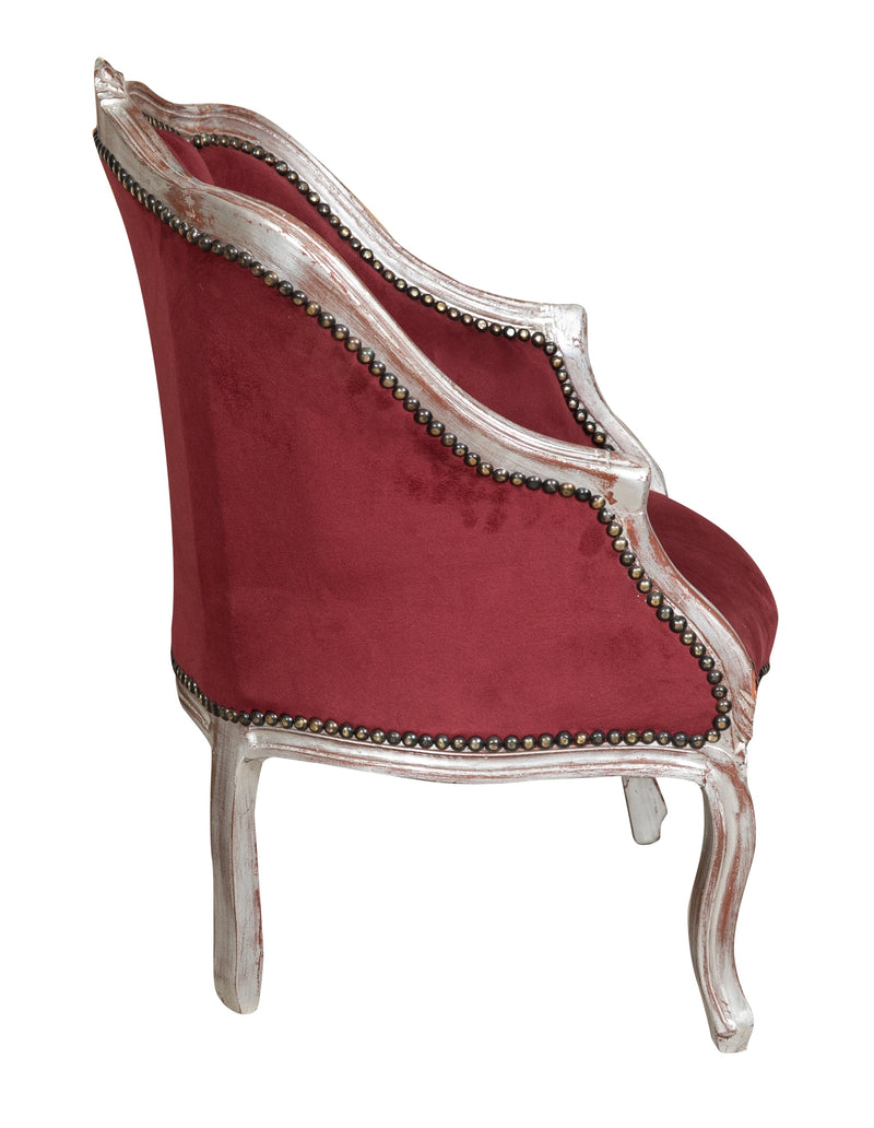 Biscottini POLTRONA STILE FRANCESE LUIGI XVI IN LEGNO MASSELLO DI FAGGIO XVI, faggio,