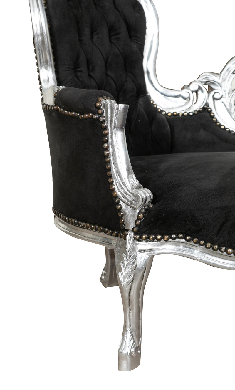 Biscottini POLTRONA PAOLINA STILE FRANCESE LUIGI XVI IN LEGNO MASSELLO DI FAGGIO XVI,