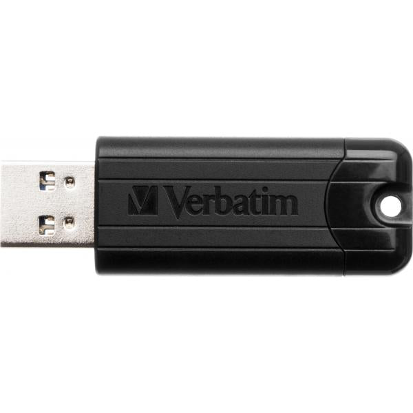 Memoria Pendrive Verbatim PinStripe - 128 Gb - USB 3.0 - Colore Nero