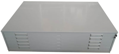 Cartella portadisegni orizzontale in metallo con 5 cassetti per fogli A0 cm. 140x96,5x55h
