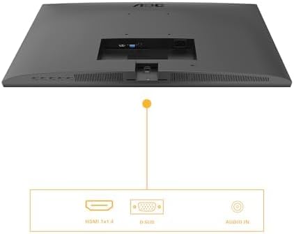 AOC 24B3HA2 - Monitor Full HD, 24 pollici, altoparlante integrato (1920x1080, 100 Hz, VGA, HDMI 1.4) nero