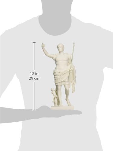 Design Toscano Statua in Marmo Sintetico Augusto di Prima Porta