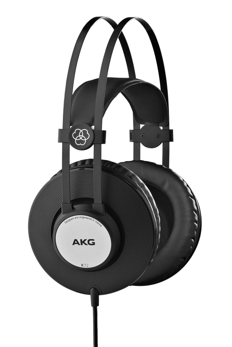 Akg K72 Cuffie Cablato A Padiglione Musica NerO-Bianco