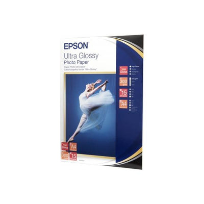 Epson Ultra Glossy Photo Paper - A4 - 15 Fogli