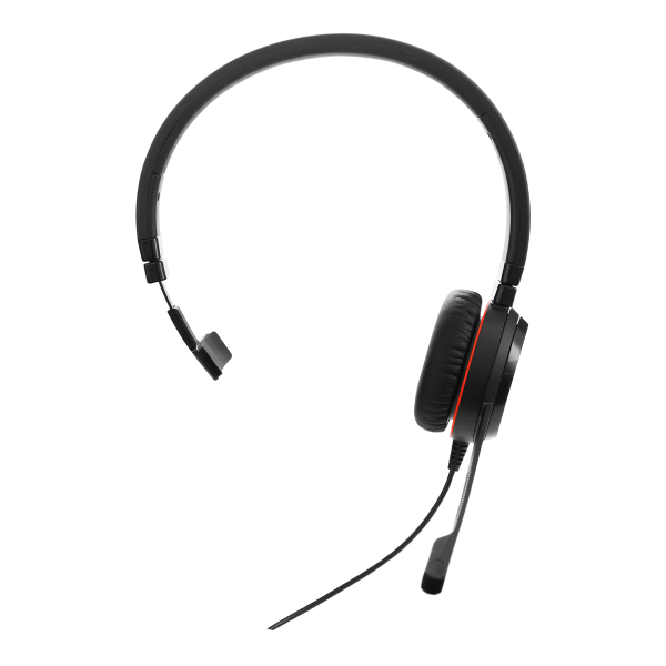 Evolve 30 II MS Mono, Monofonico, 3.5mm / USB, Padiglione auricolare, Nero, Cablato, Sovraurale
