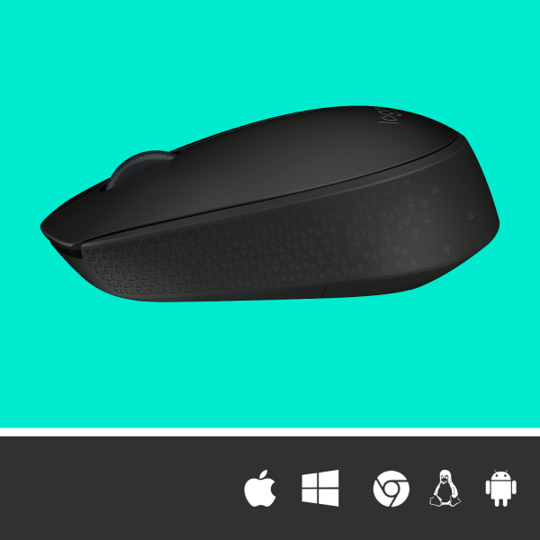 Mouse Wireless Logitech M330 Silent Plus - Mano destra - RF Wireless - Meccanico - 1000 DPI - Nero