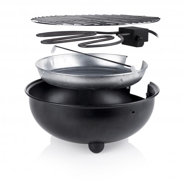 BARBECUE ELETTRICO 30CM 1250W TRISTAR BK