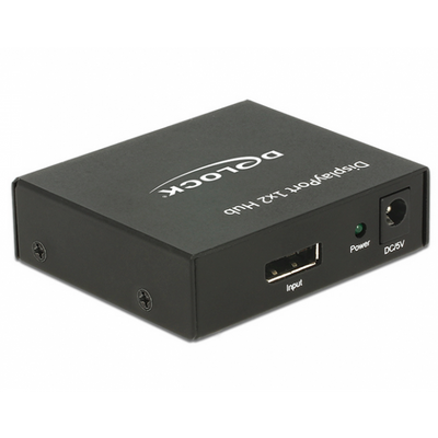 DeLOCK 87691 ripartitore video DisplayPort 2x DisplayPort (Delock - video-/audiosplitter - 2 port)