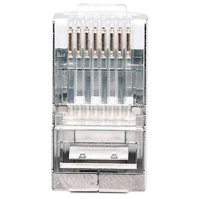 Confezione da 100 Plug Modulari RJ45 Cat.5e STP