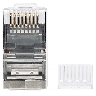 Confezione da 90 Plug Modulari Cat.6 RJ45 STP