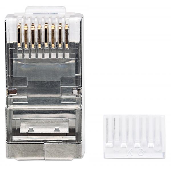 Confezione da 90 Plug Modulari Cat.6 RJ45 STP