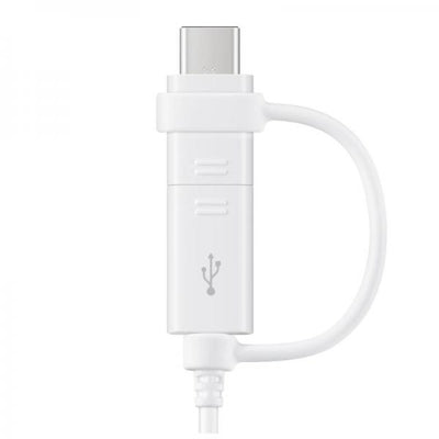 CAVO DATI/CARICA PER SMARTPHONE USB- MICRO USB/TYPE-C 1.5MT SAMSUNG EP-DG930DWEGWW WHITE