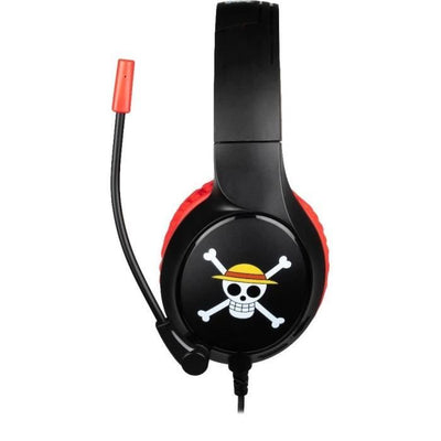 Cuffie da gioco cablate - KONIX - One Piece - PC, PS4, PS5, Switch e Xbox - Microfono - Cavo da 1,5 m - Presa jack da 3,5 mm - Luffy