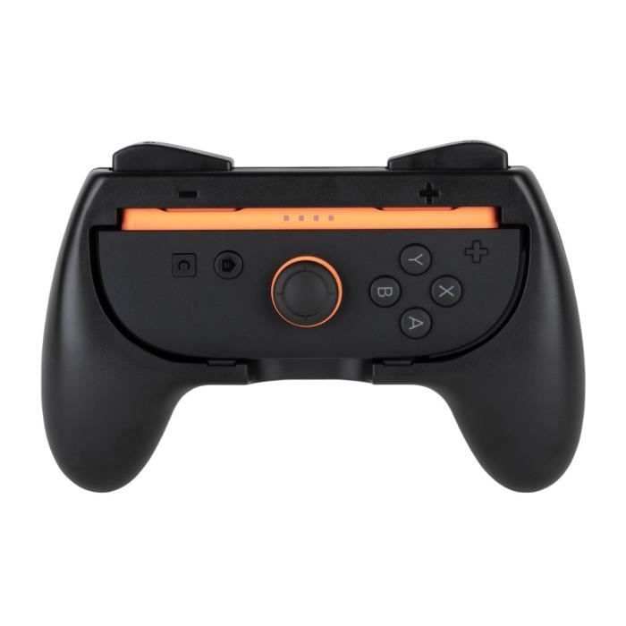 Coppia di supporti per Joy-Con - KONIX - Nintendo Switch 2 - Forma del controller classico - Nero