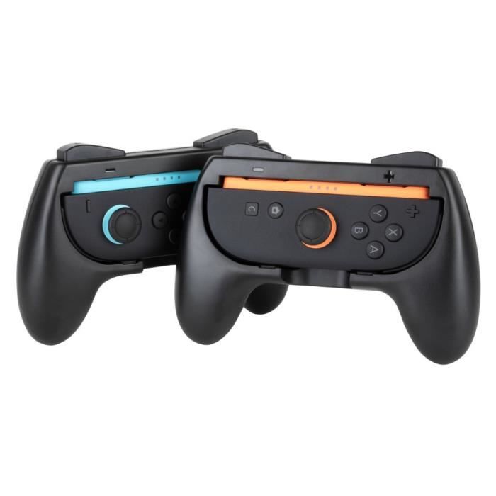 Coppia di supporti per Joy-Con - KONIX - Nintendo Switch 2 - Forma del controller classico - Nero
