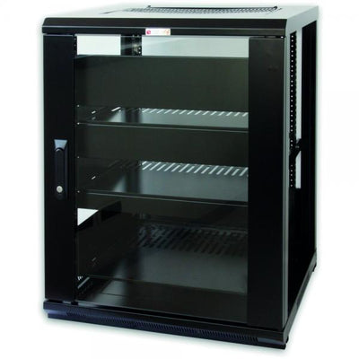 Armadio Rack 19'' 600x600 15U per Audio Video Nero