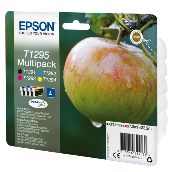 Epson T1295 Multipack - Confezione da 4 - 32,2 ml - Taglia L