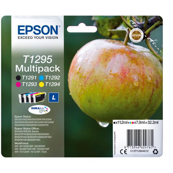 Epson T1295 Multipack - 4er-Pack - 32.2 ml - Schwarz, Gelb, Cyan, Magenta