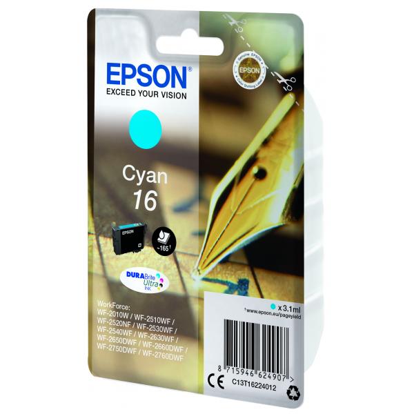 Cartuccia originale Epson 16/penna - per Epson WF - Ciano