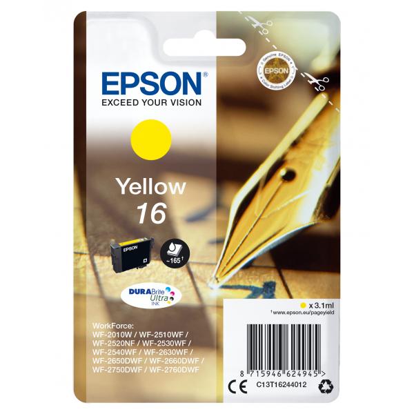Cartuccia originale Epson 16/penna - per Epson WF - Giallo
